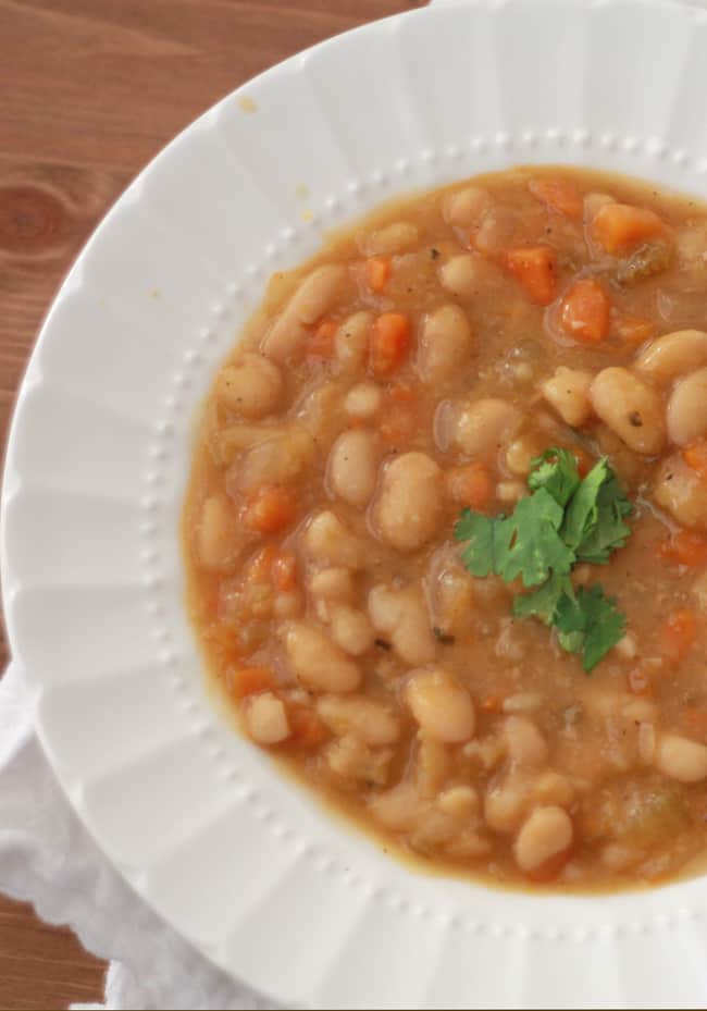 Slow Cooker Vegetable Bean Soup