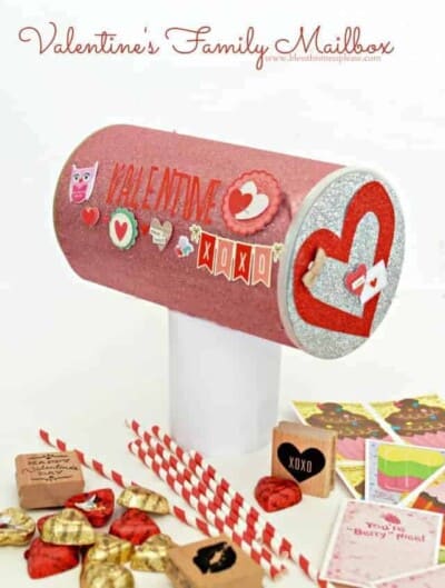 Valentine's mailbox for the whole family to enjoy