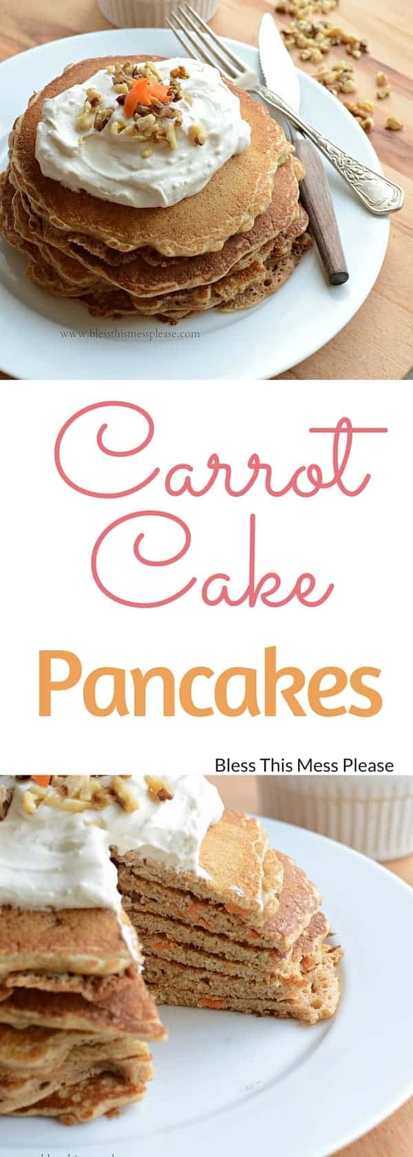 Carrot Cake Pancakes