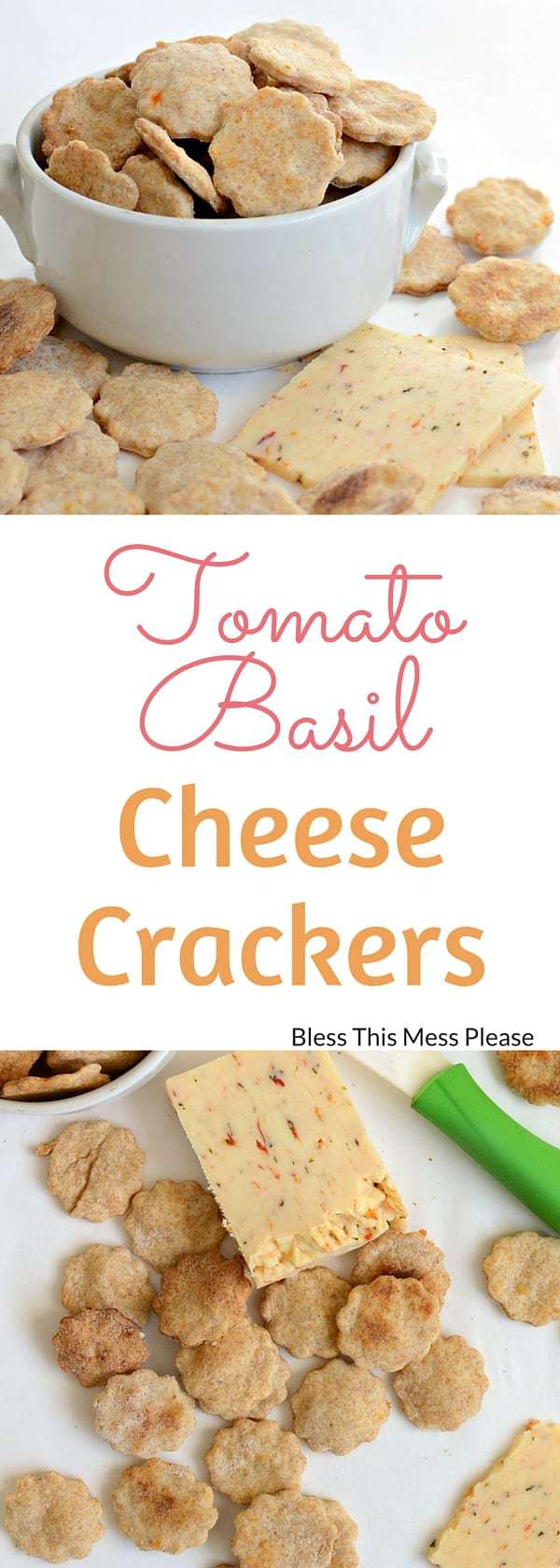 Tomato Basil Cheese Crackers