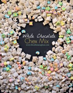 White Chocolate Chex Mix with Lucky Charms
