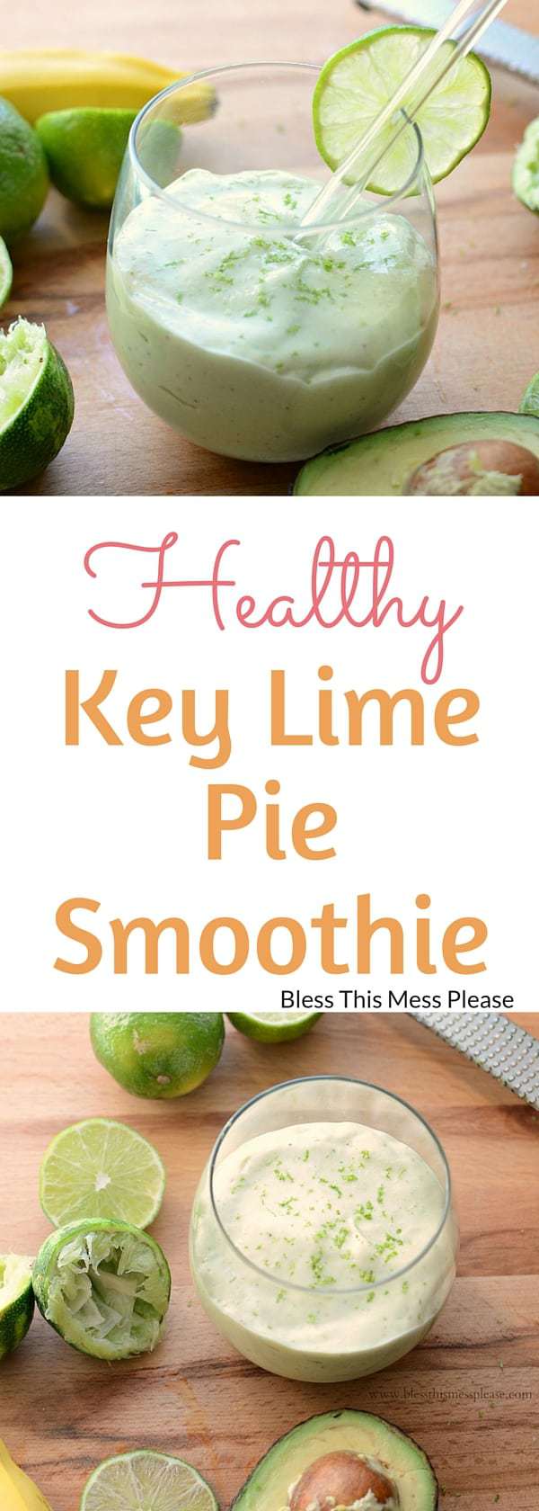 Healthy Key Lime Pie Smoothie