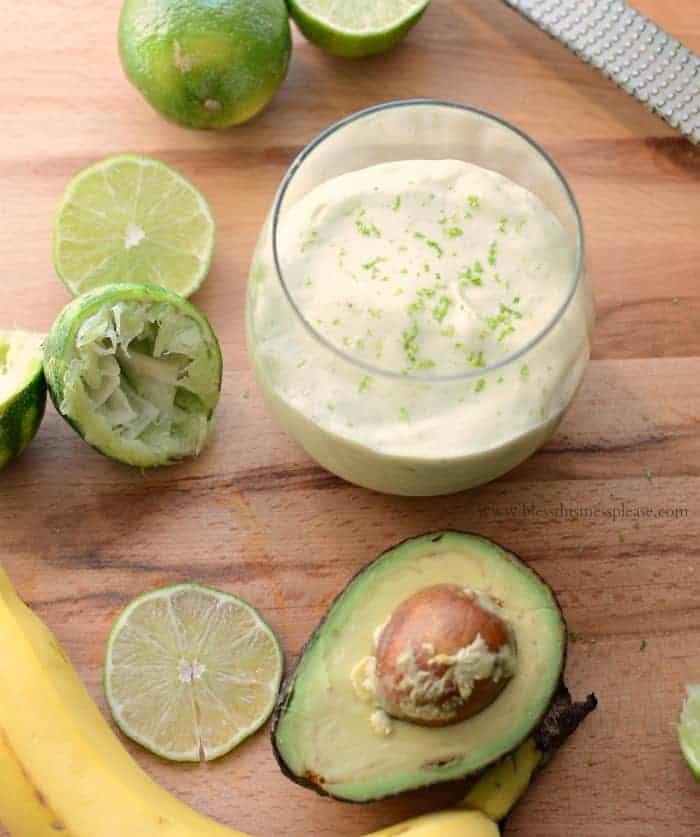 Healthy Key Lime Pie Smoothie