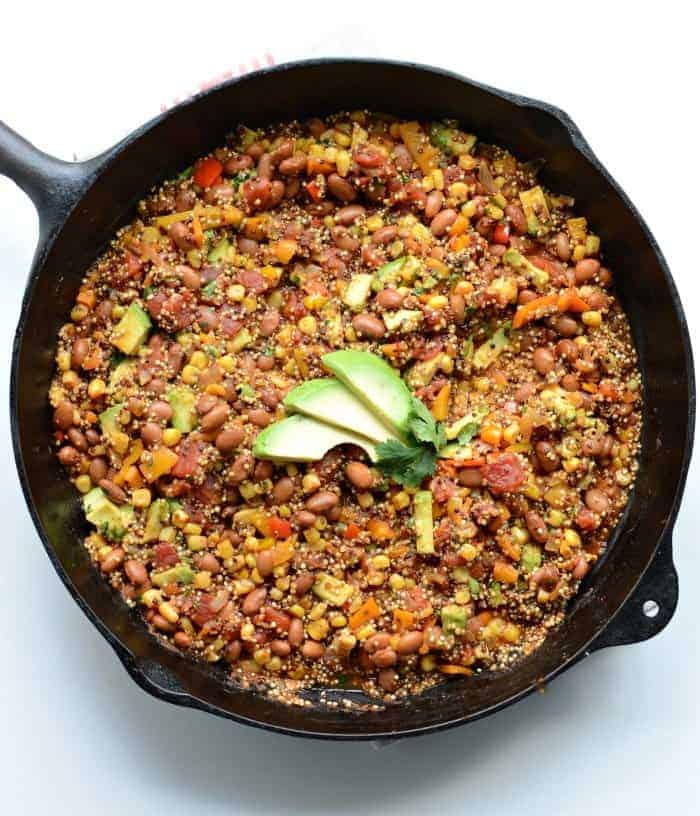 Healthy One Pot Quinoa Taco Casserole