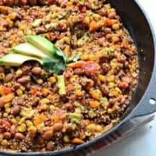 Image of Healthy One Pot Quinoa Taco Casserole