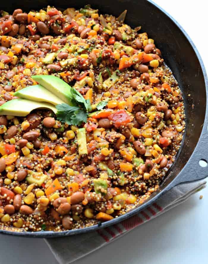 Healthy One Pot Quinoa Taco Casserole