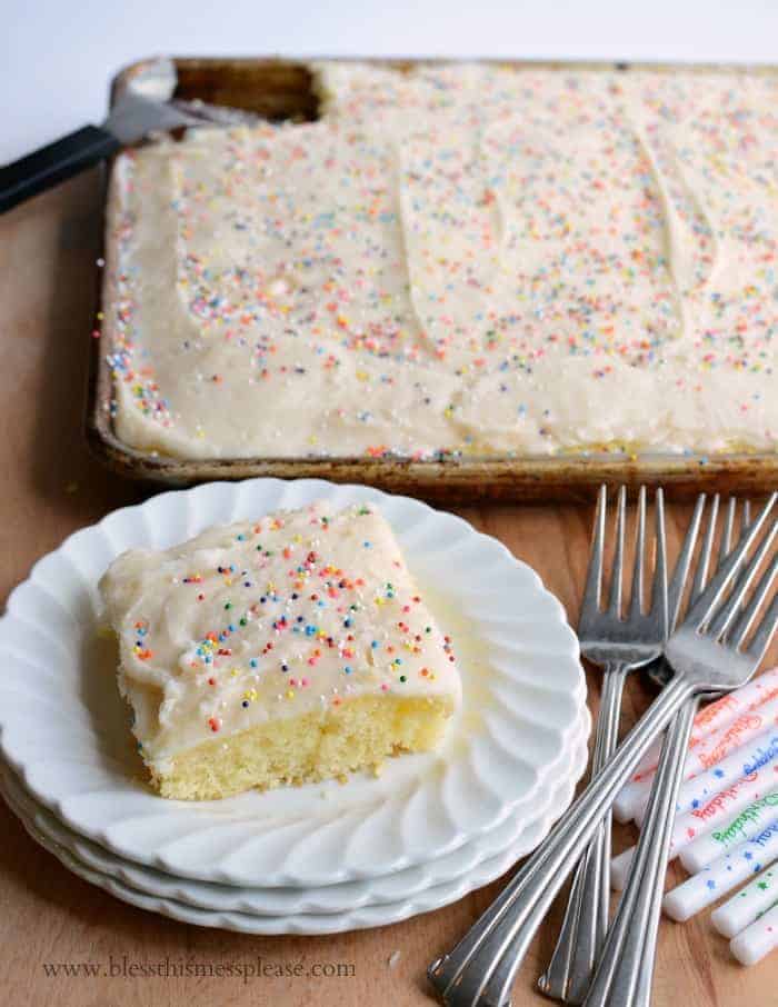 The Best Sheet Cake Pans, Sizes & Servings