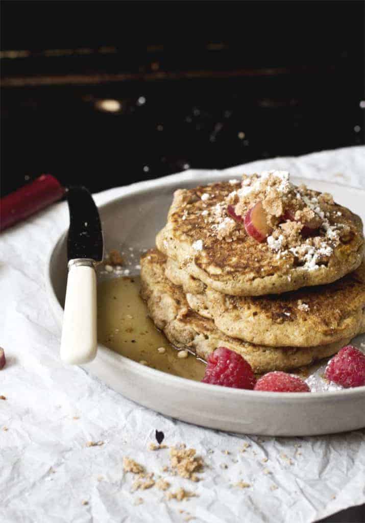rhubarb pancakes