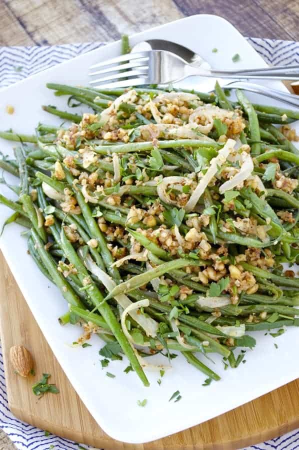 Image of Fresh Green Beans with Almonds