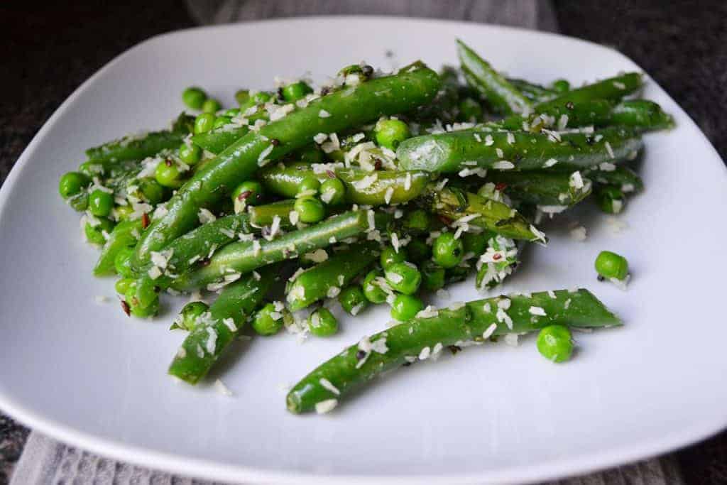 Image of Coconut Green Beans and Peas