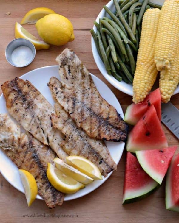 Grilled Fish Recipe Bless This Mess Please