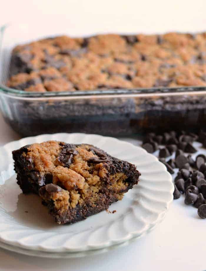 Cheater Brookies (Chocolate Chip Cookies + Brownies)