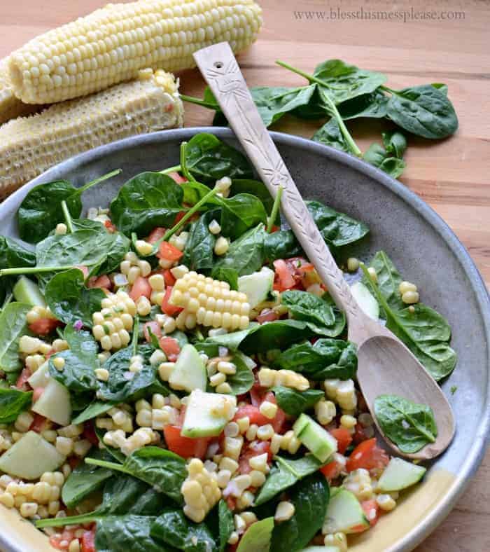 Sweet and Simple Fresh Corn Salad