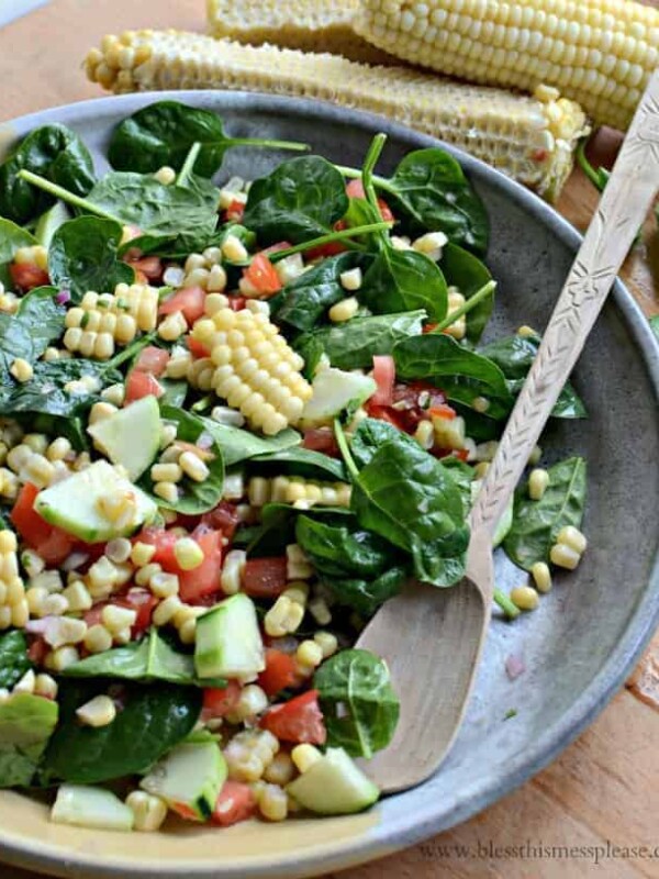 Image of fresh corn salad