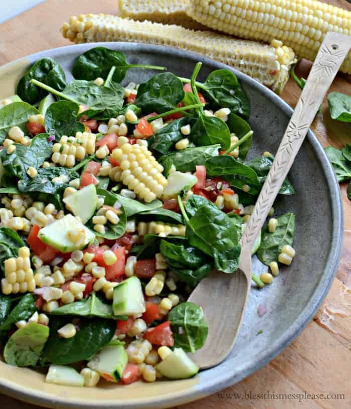 Sweet and Simple Fresh Corn Salad