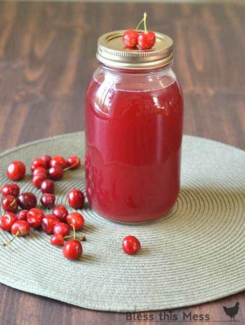 home canned cherry juice