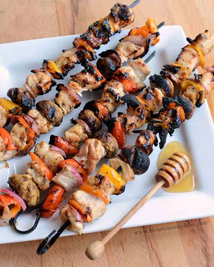 Chicken Kabobs — Bless this Mess