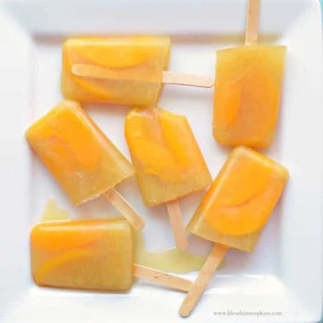 Quick & Easy Peach Pineapple Popsicles
