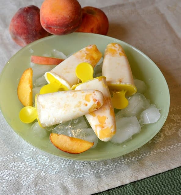 Image of Peaches and Cream Popsicles