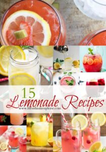 15 Luscious Lemonade Recipes (all non-alcoholic)