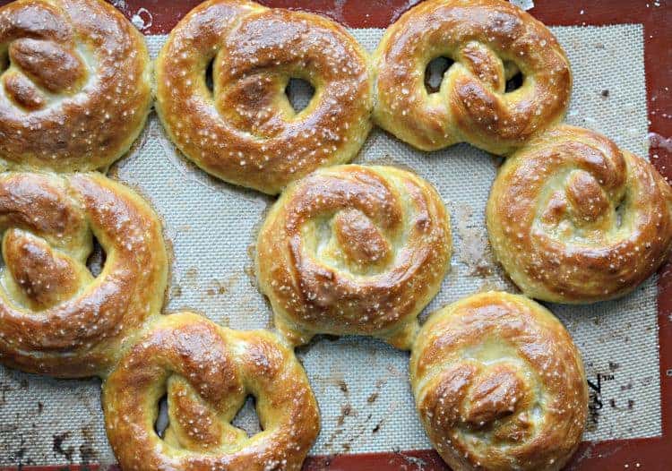 Hot Buttered Pretzels from King Arthur Flour
