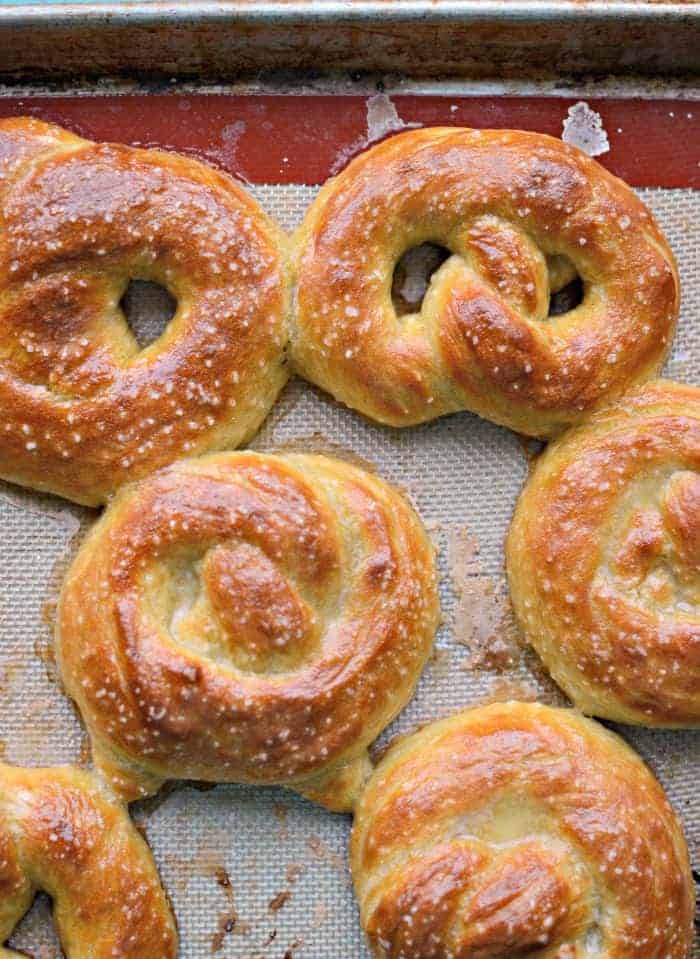 Hot Buttered Pretzels from King Arthur Flour