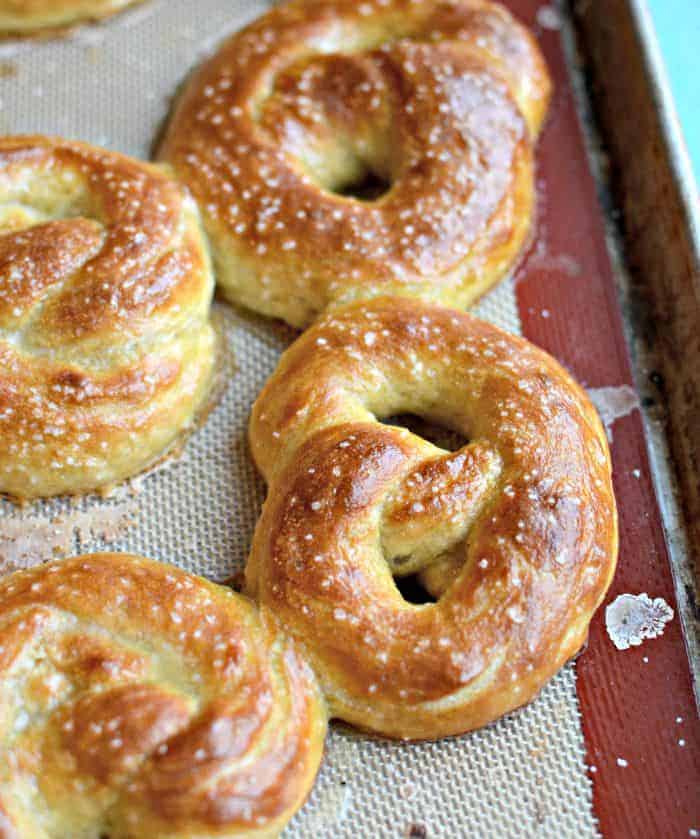 Hot Buttered Pretzels from King Arthur Flour