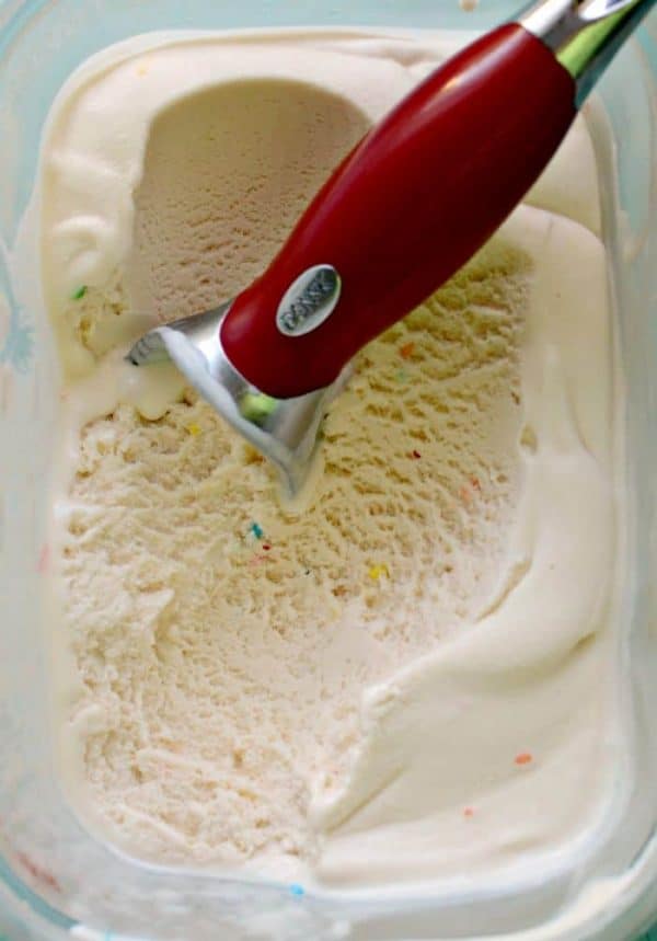 Homemade Cake Batter Ice Cream — Easy Homemade Ice Cream Recipe