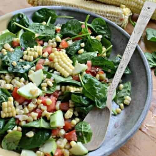 Image of fresh corn salad