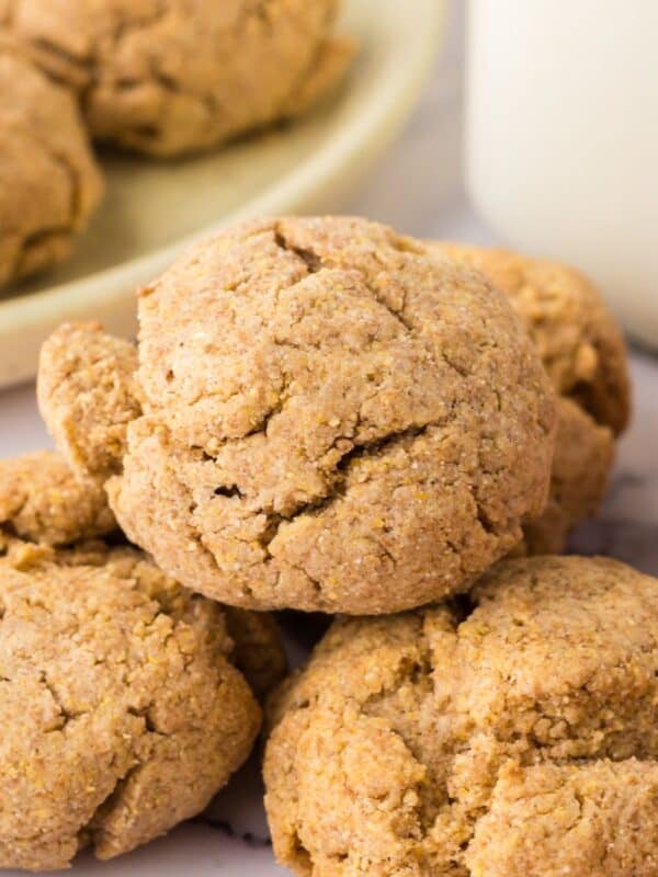 close up view of Maple Cornmeal Biscuits
