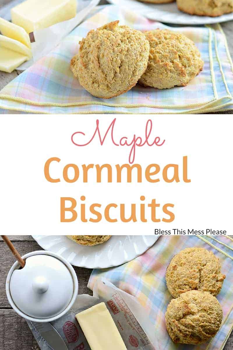Maple Cornmeal Biscuits