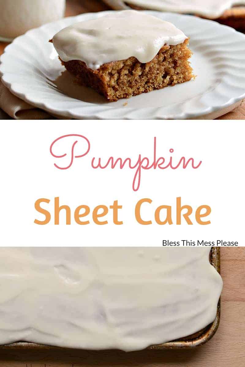 Pumpkin Sheet Cake
