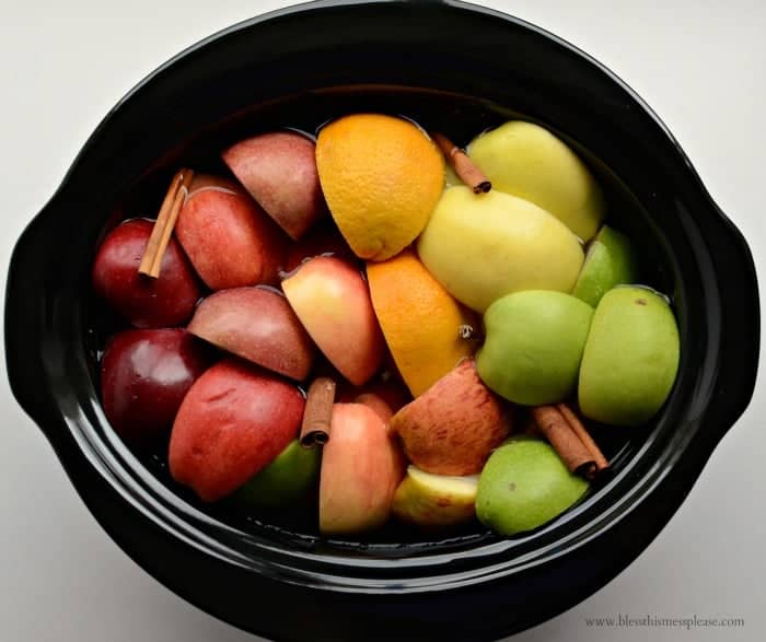 Slow Cooker Apple Cider- made from scratch and perfect for a party!