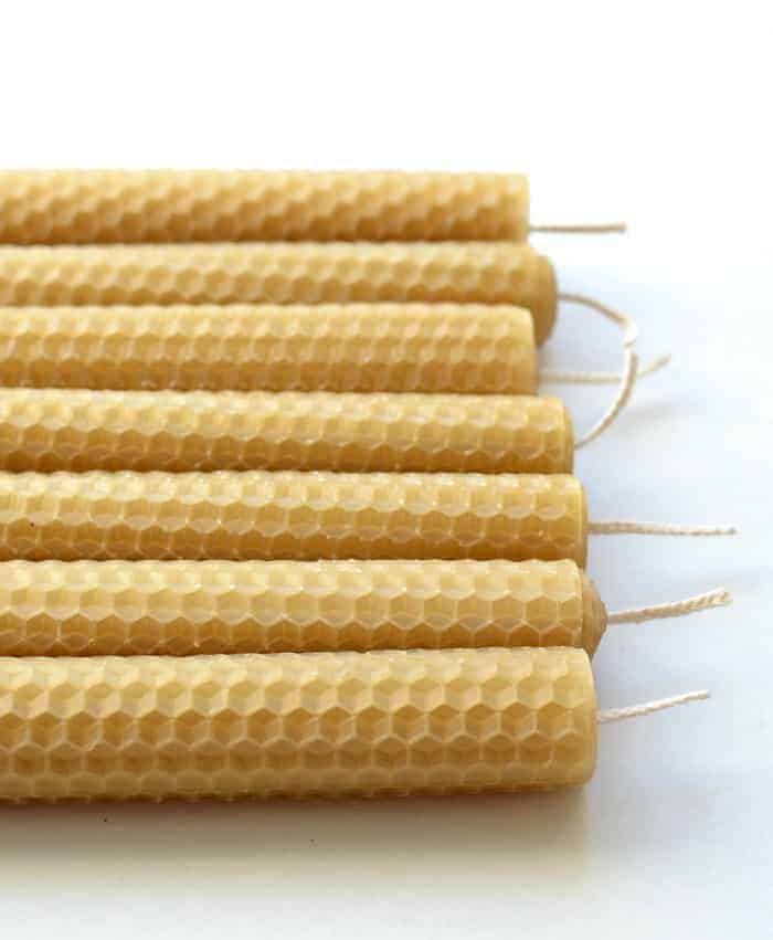 Simple DIY Beeswax Candles- unique and easy handmade gift idea!