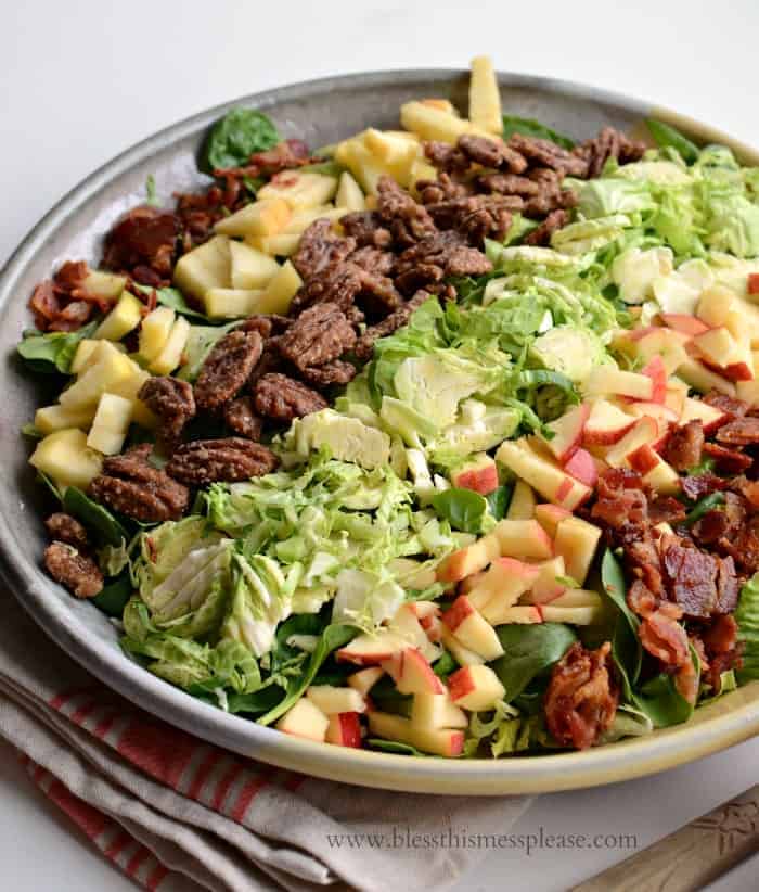 Image of a Fall Salad with Apples & Bacon