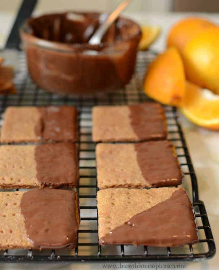 Homemade Graham Crackers 3 Ways: Original, Orange Dark Chocolate, and Pumpkin Spice