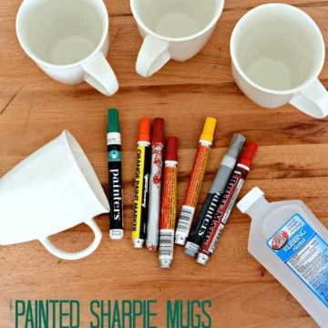 Painted Sharpie Mugs (that won't wash off!)