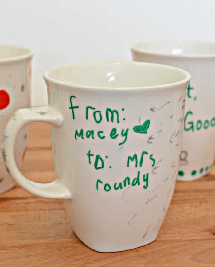 DIY Sharpie Painted Mugs - That Won't Wash Away!