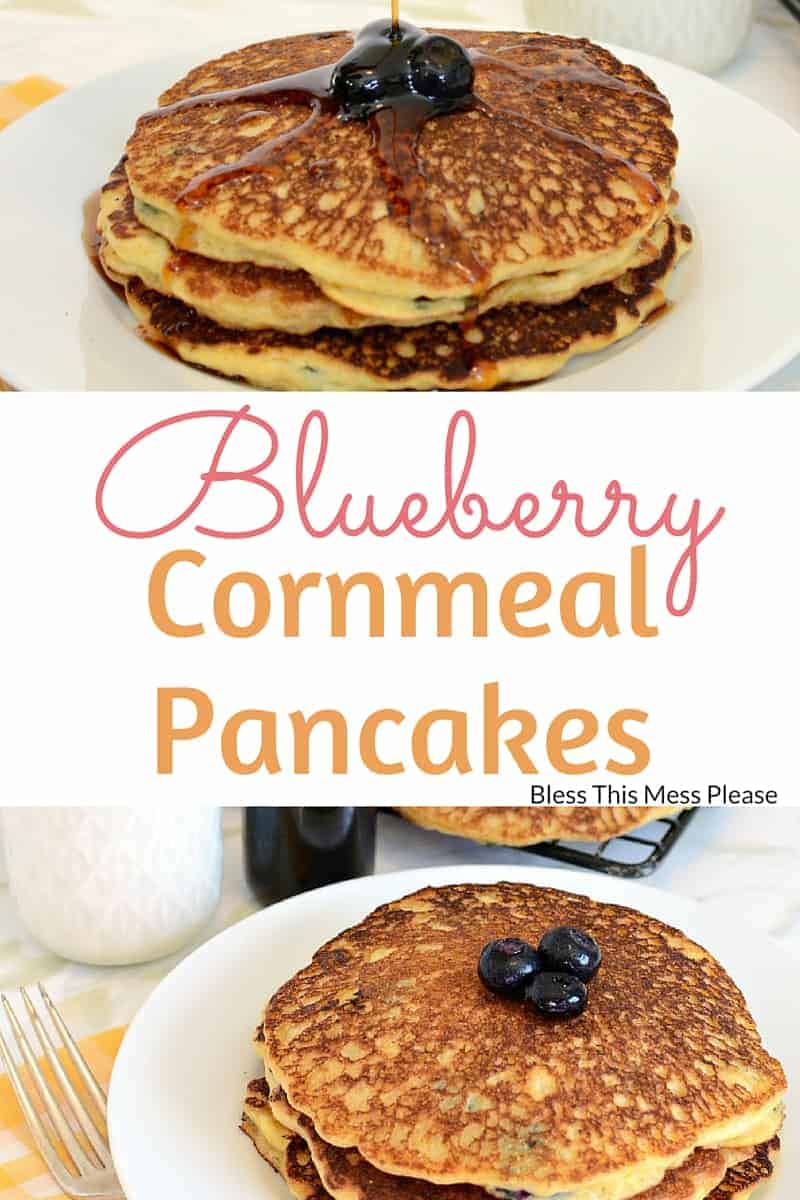 Blueberry Cornmeal Pancakes