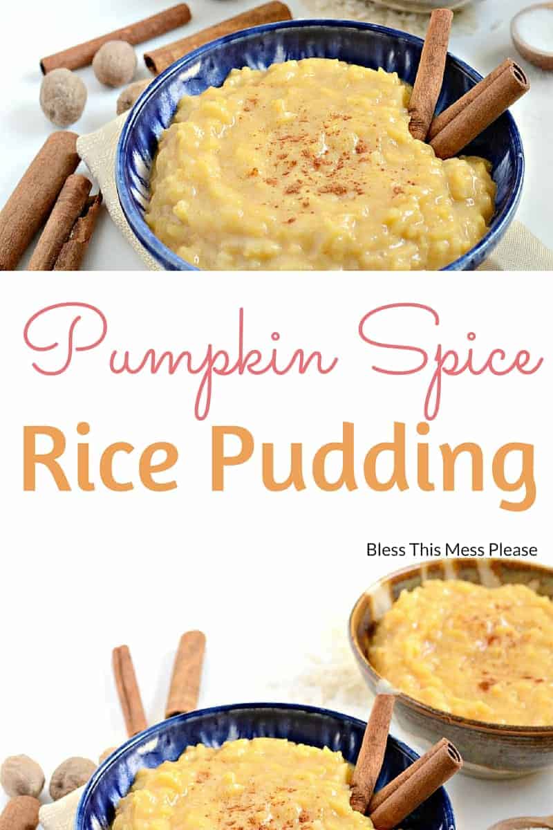 Eggnog Rice Pudding