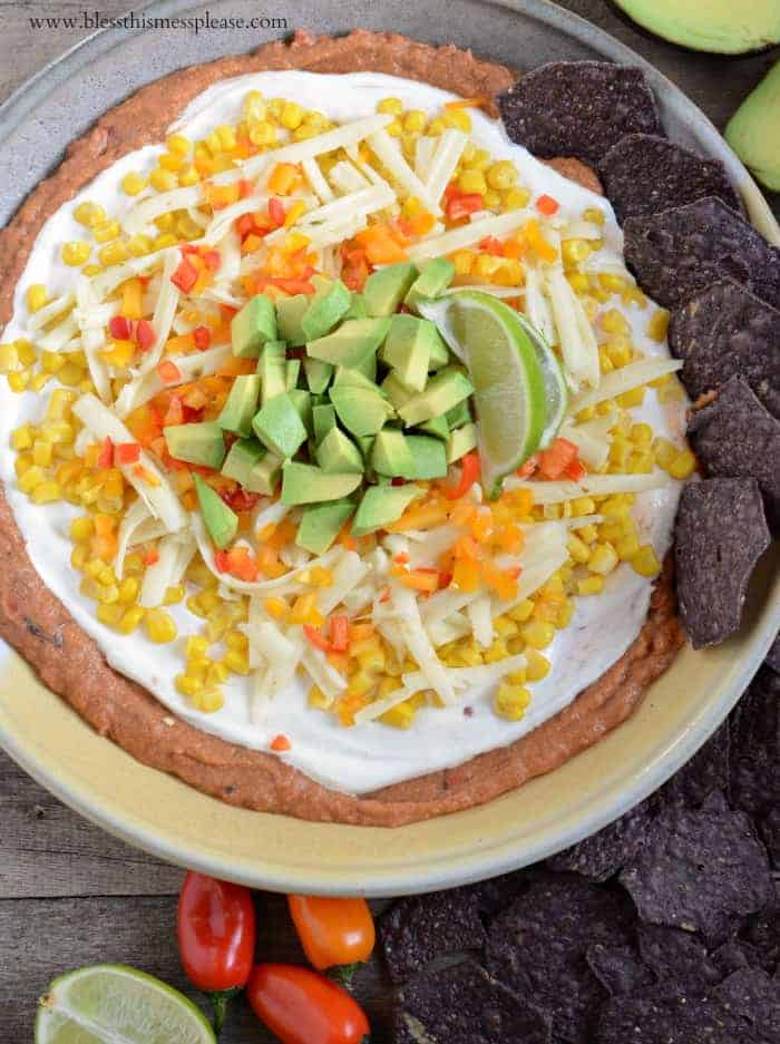Not Yo Mama's Bean Dip my favorite recipe for a party!