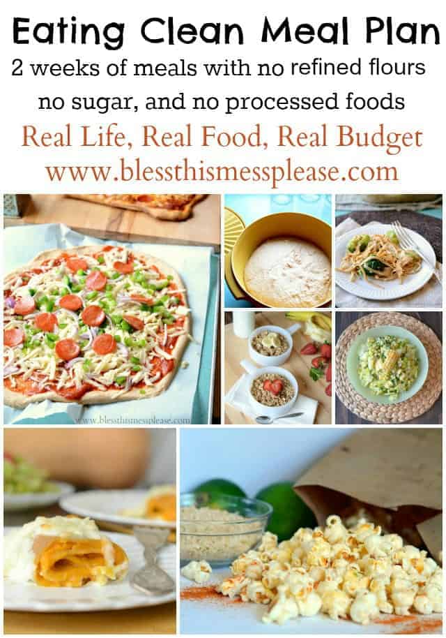 Eating Clean Meal Plan: Spring/Summer Menu — Bless this mess