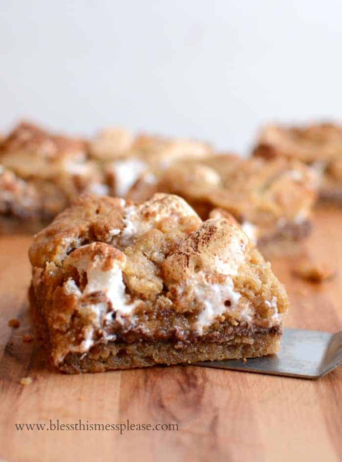 Amazing Nutella S'mores Bars