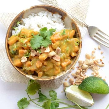 Quick and Easy Sweet Potato Curry (meatless)