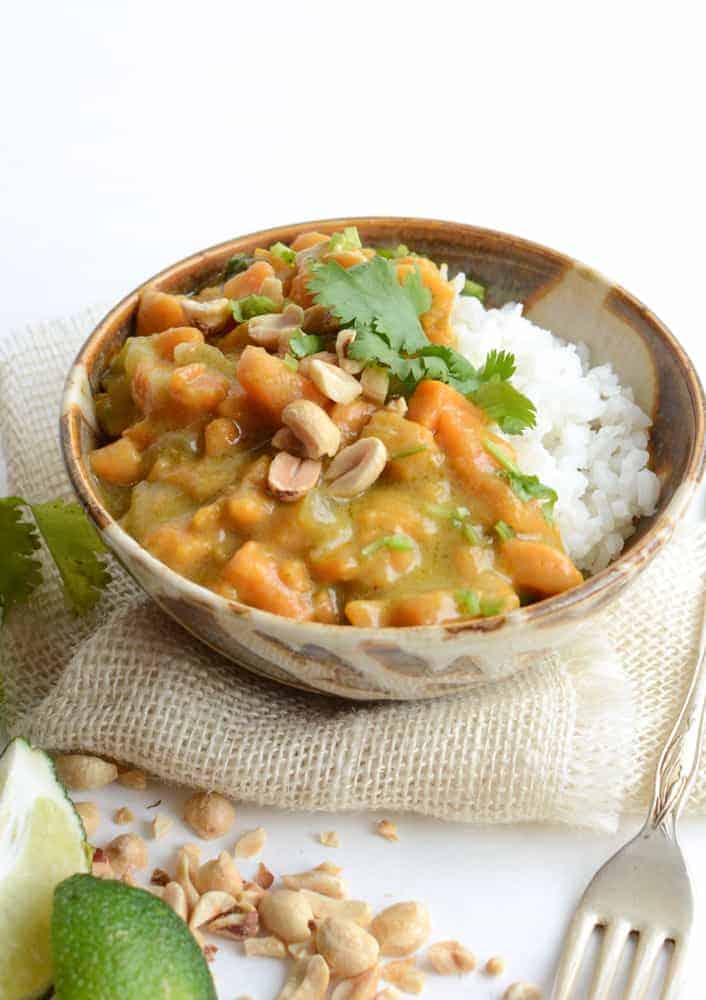 Quick and Easy Sweet Potato Curry recipe (my favorite meatless meal)