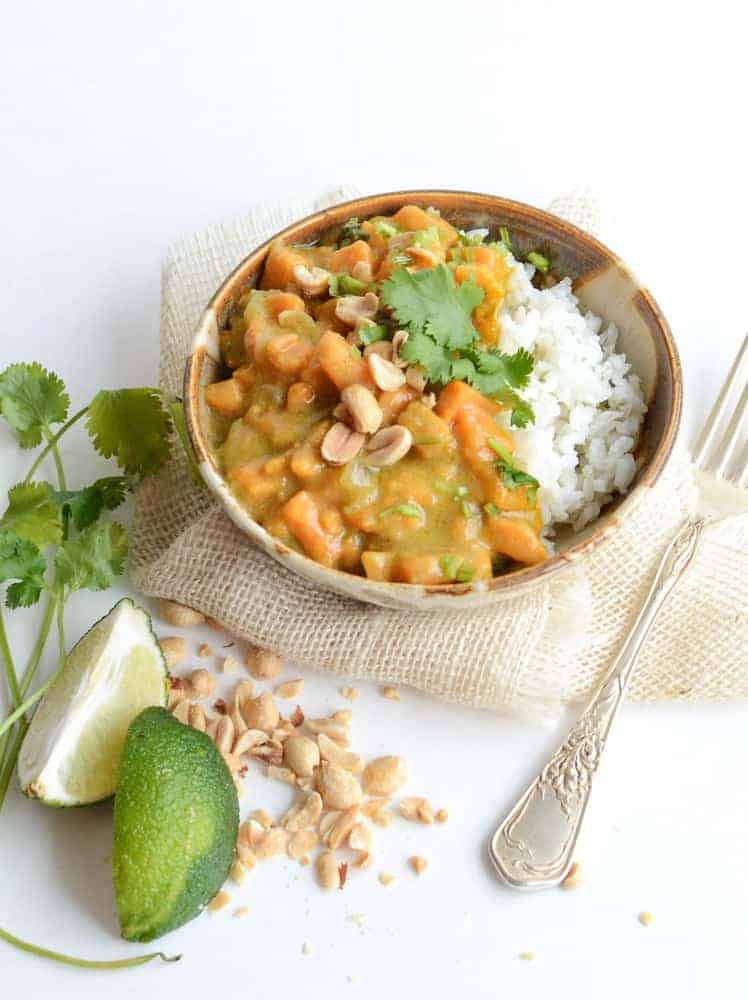 Quick and Easy Sweet Potato Curry recipe (my favorite meatless meal)