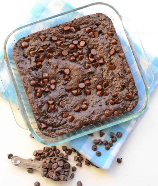 Healthy Lower Calorie Brownies (still made with real ingredients