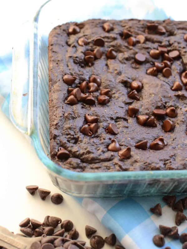 Healthy lower calorie brownies are just the chocolate treat you need without the guilt. This recipes has no beans, avocado, or protein powered either. Just normal stuff done right.