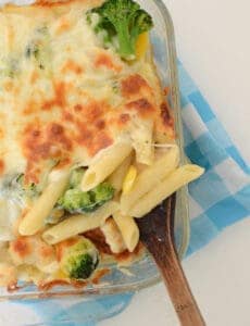 Creamy Chicken and Vegetable Baked Pasta