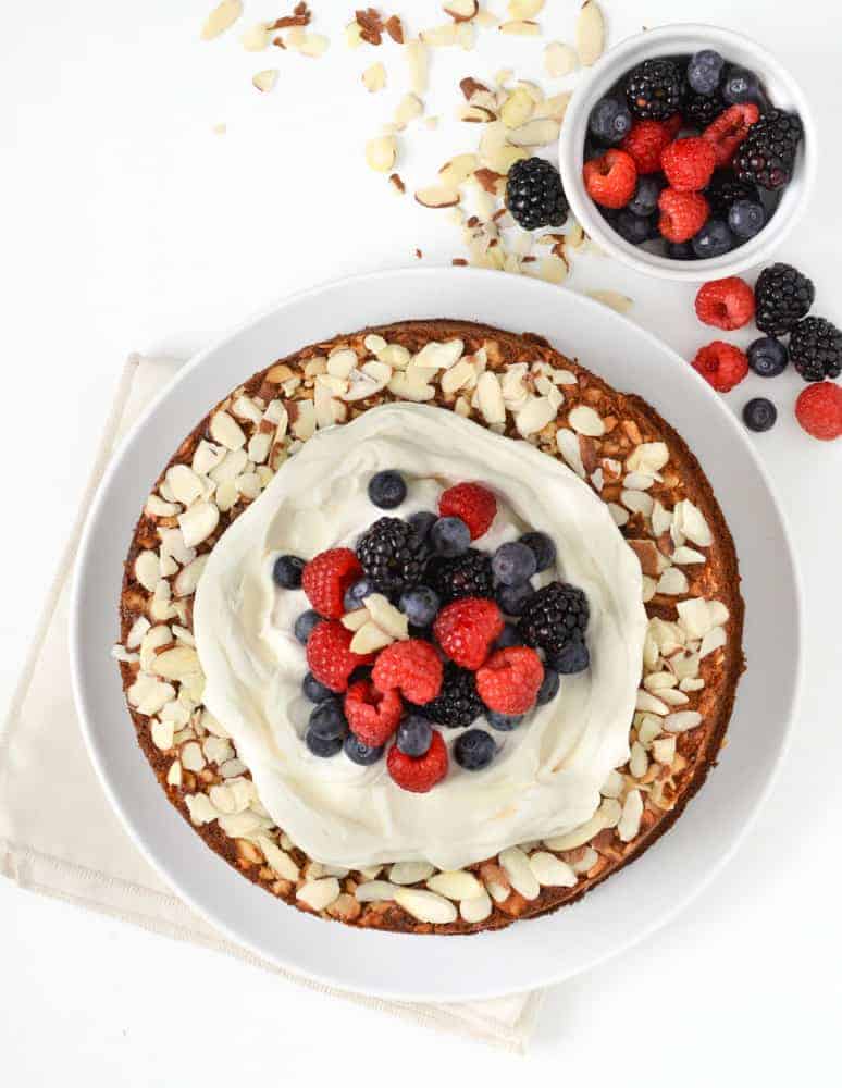 Whole Wheat Honey Cake a great whole food dessert recipe!